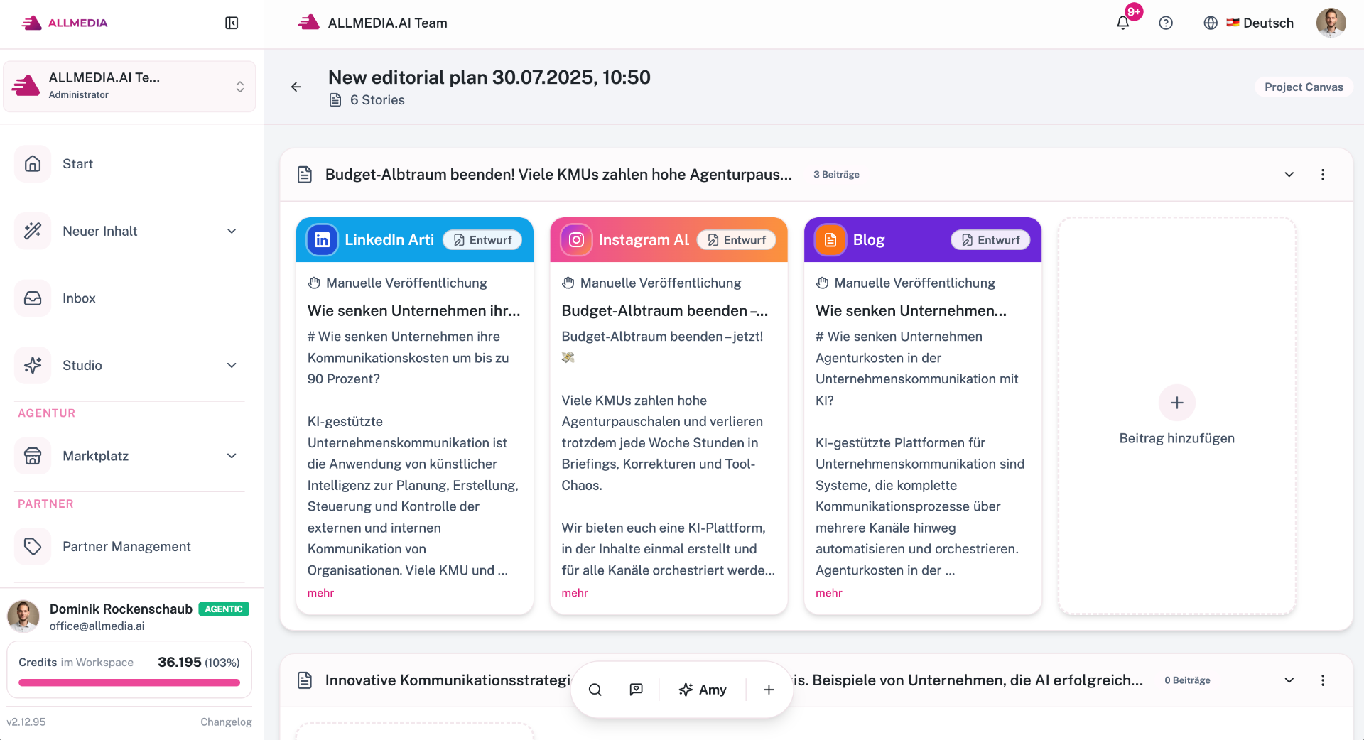 Projects & Campaigns